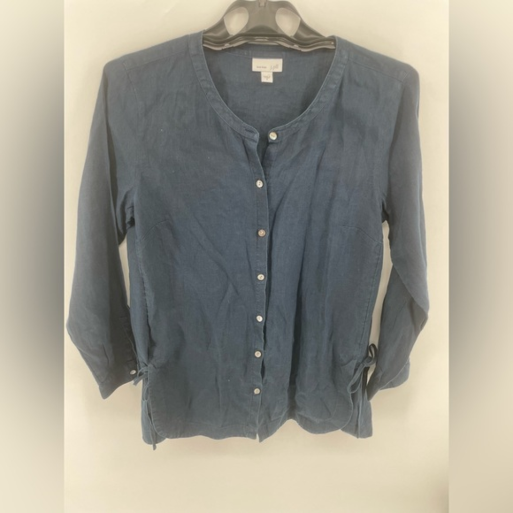 J‎ Jill 100% linen top
